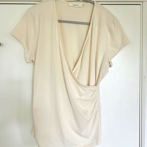 Kettlewell Colours Faux Wrap Cap Sleeve Top